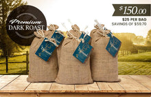 6x Organic, Single Origin Dark Roast Coffee 12 oz Bag - Bundle