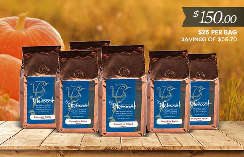 6x Single Origin Specialty, Pumpkin Spice Coffee 12 oz Bag - Bundle