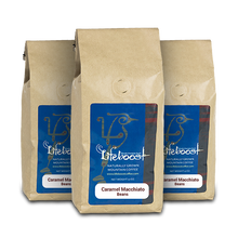 3x Single Origin Specialty, Caramel Macchiato Coffee 12 oz Bag