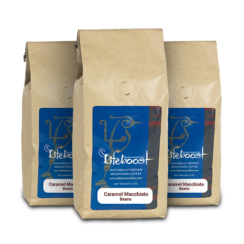 3x Single Origin Specialty, Caramel Macchiato Coffee 12 oz Bag