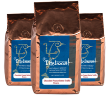 3x Single Origin Specialty, Chocolate Peanut Butter Truffle Coffee 12 oz Bag - Bundle