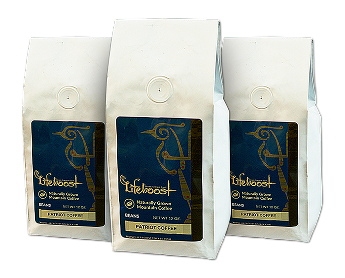 3x Single Origin Specialty, Patriot Coffee 12 oz Bag