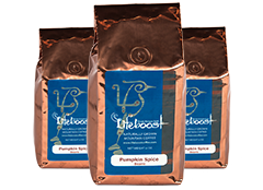 3x Single Origin Specialty, Pumpkin Spice Coffee 12 oz Bag