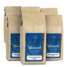 6x Single Origin Specialty, Caramel Macchiato Coffee 12 oz Bag