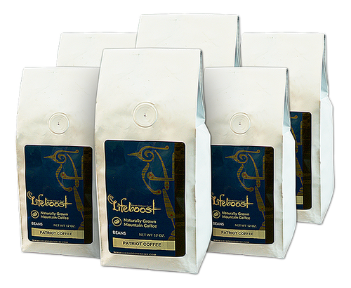 6x Single Origin Specialty, Patriot Coffee 12 oz Bag