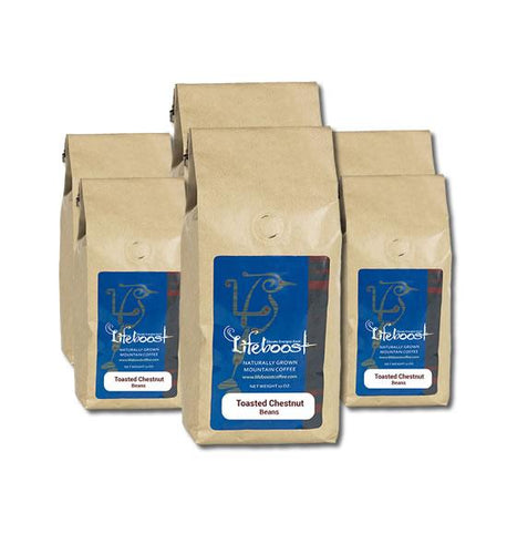 6x Single Origin Specialty, Toasted Chestnut Coffee 12 oz Bag