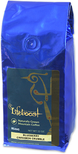 1x Single Origin Specialty, Blueberry Cinnamon Crumble Coffee 12 oz Bag
