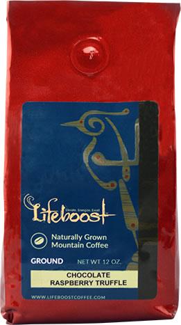 1x Single Origin Specialty, Chocolate Raspberry Truffle Coffee 12 oz Bag