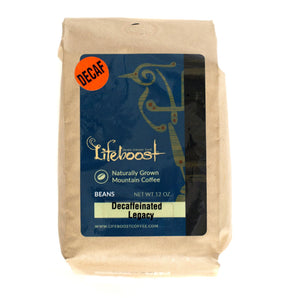 Organic Decaf Coffee 12 oz Bag, Fair Trade Medium Roast