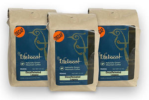3x Organic Decaf Coffee 12 oz Bag, Single Origin, Fair Trade Medium Roast