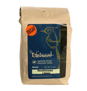 Organic Decaf Coffee 12 oz Bag, Fair Trade Medium Roast