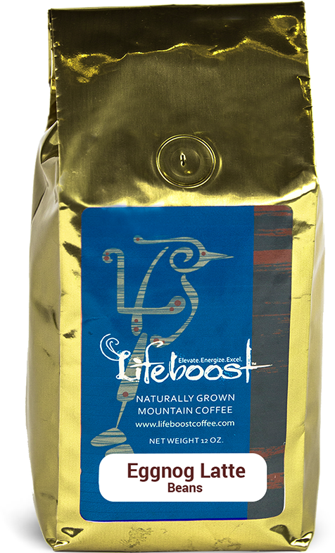 1x Single Origin Specialty, Eggnog Latte Coffee 12 oz Bag