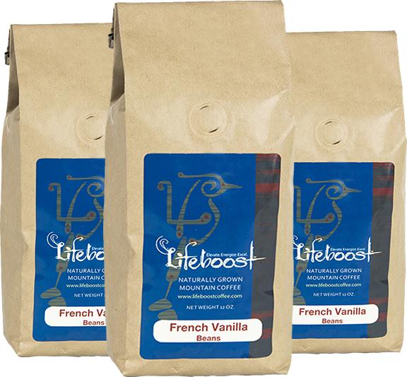 3x Single Origin Specialty, French Vanilla Coffee 12 oz Bag - sp