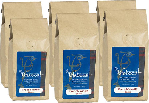 6x Single Origin Specialty, French Vanilla Coffee 12 oz Bag - sp