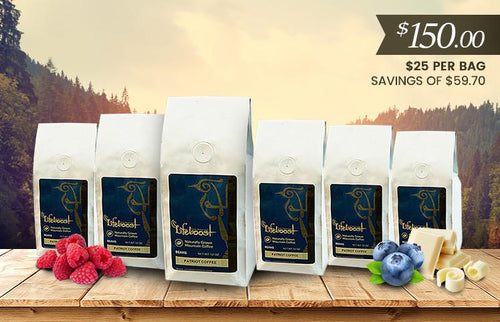 6x Single Origin Specialty, Patriot Coffee 12 oz Bag - Bundle