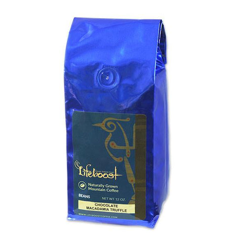 1x Single Origin Specialty, Chocolate Macadamia Truffle Coffee 12 oz Bag