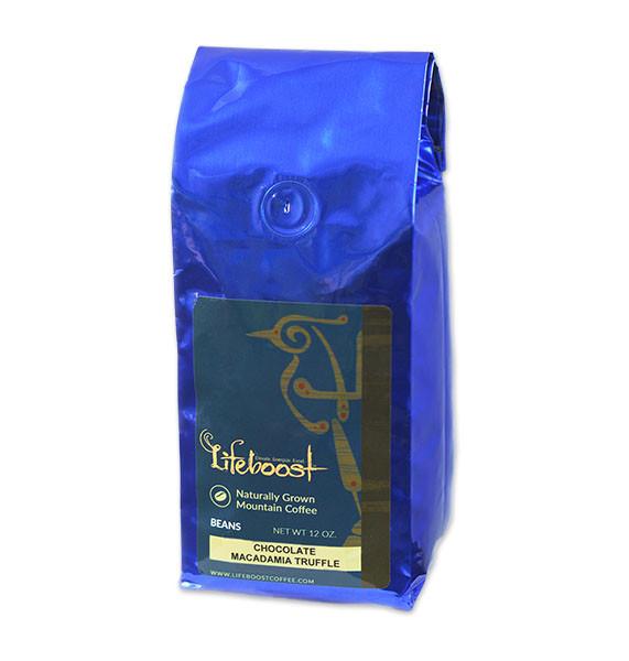 1x Single Origin Specialty, Chocolate Macadamia Truffle Coffee 12 oz Bag