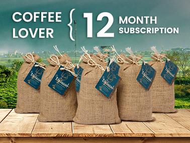 Organic, Single Origin Coffee - 12 Month Gift Subscription